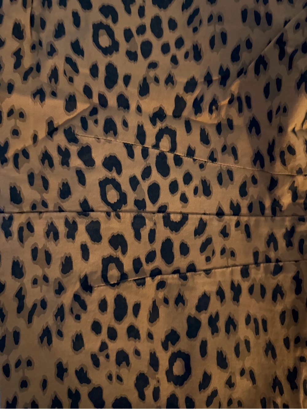CAbi Leopard Print Brown and Black Capri Trousers - Picture 2 of 3